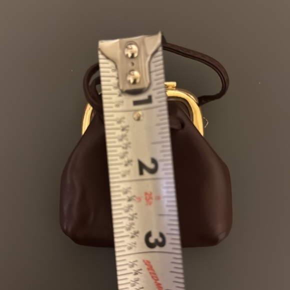 Etienne Aigner Mini Handbag Coin Purse Brown - Picture 9 of 10